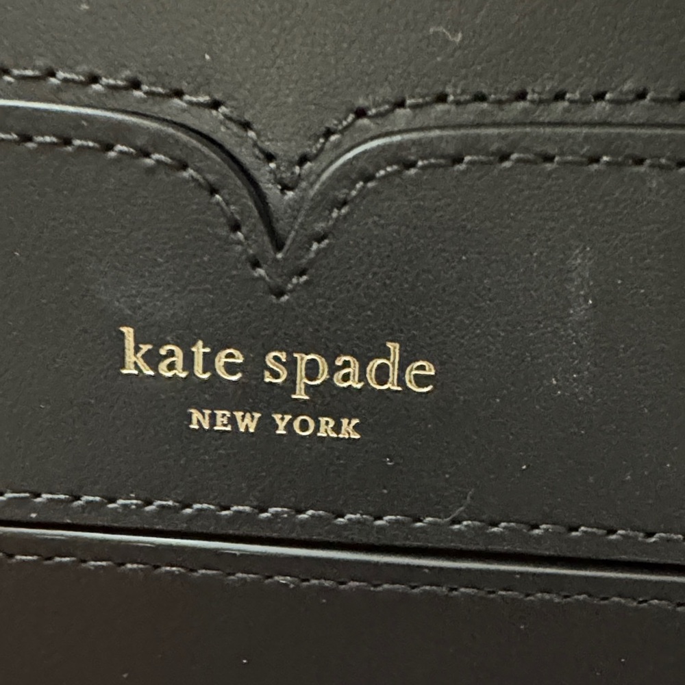 Kate Spade Black Leather Shoulder Bag - Picture 2 of 12